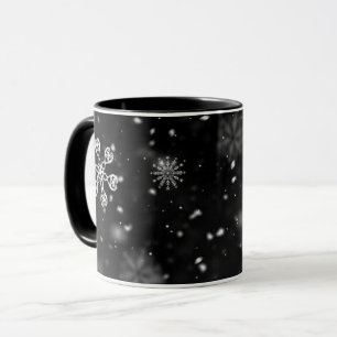 DUNKLE STERNENNACHT HIMMELISCHES WEIHNACHTSGECH TASSE