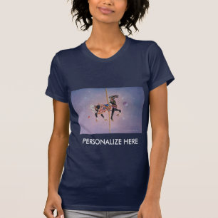 Dunkle T-Shirts für Frauen - Petaluma Karussellpfe