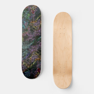 dunkle Textur, korrodiert oder zerstört Schwamm Skateboard