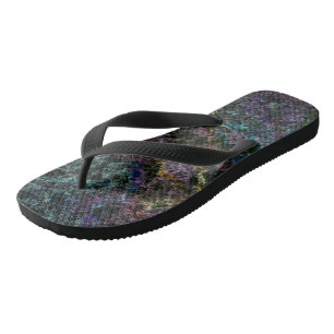 dunkle Textur, zerstört oder korrodiert Flip Flops