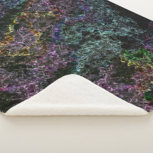 dunkle Textur, zerstört oder korrodiert Sherpadecke