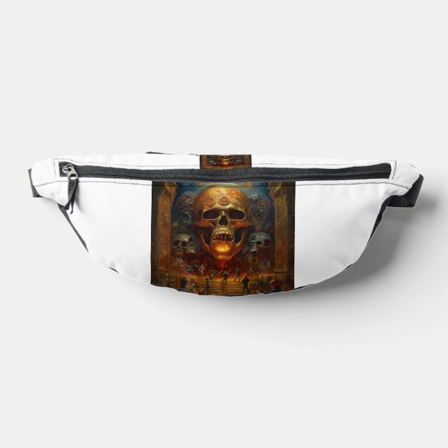 Dunkle Threads: Antike Fluchen & Verbotene Knochen Bauchtasche (Ablage )