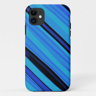 Dunkle Türkis Diagonale Streifen Nahtlose Grafik Case-Mate iPhone Hülle
