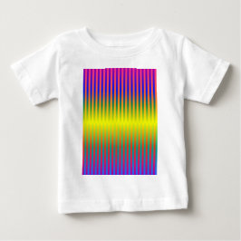 Dunkle und leichte Regenbogen (Streifen) Baby T-shirt