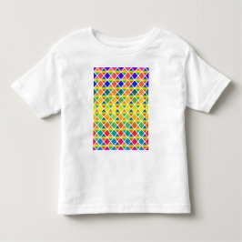 Dunkle und LIght-Regenbows (Diamond Checkered) Kleinkind T-shirt