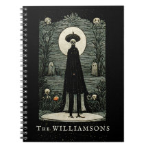 Dunkle, Vintage Halloween-Tarot-Karte Inspiriert