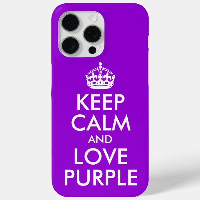 Dunkle Violette und Weiß Behaltend Ruhe und Liebe  Case-Mate iPhone Hülle (Rückseite)