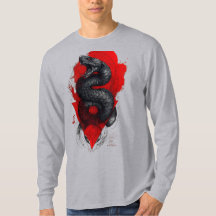 Dunkle Viper Trash Polka Langarmshirt