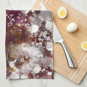 dunkle Vorbereitung Geschirrtuch