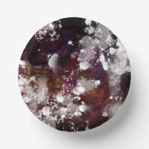 dunkle Vorbereitung Pappteller