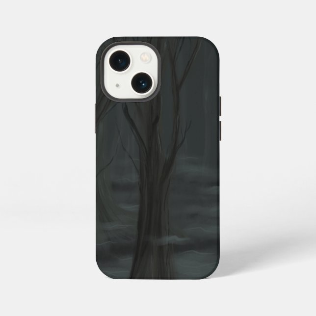 Dunkle Wälder iPhone 13 Mini Hülle (Rückseite)