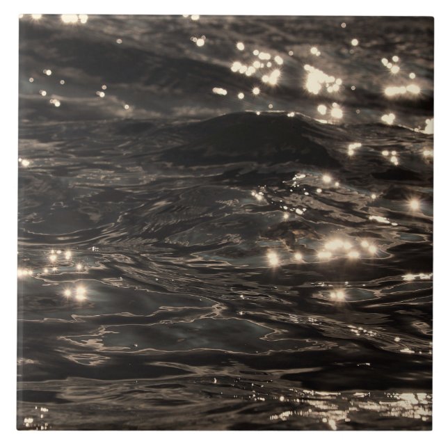 Dunkle Wasser-Keramikfliese Fliese (Vorderseite)