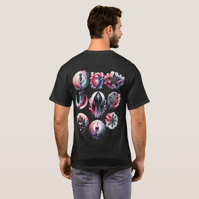 Dunkle Weihnachtsfreude T-Shirt (Schwarz voll)