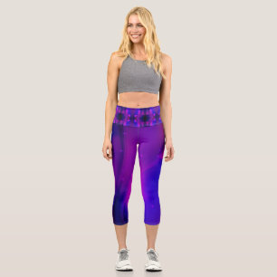 Dunkle Welle Capri Leggings
