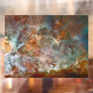 Dunkle Wolken des Carina-Nebels Hubble-Weltraumtel Fensteraufkleber