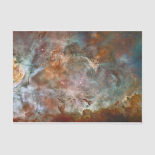 Dunkle Wolken des Carinanebels Hubble-Weltraumtele Seidenpapier