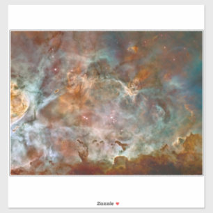 Dunkle Wolken von Carina Nebula Hubble Space Aufkleber
