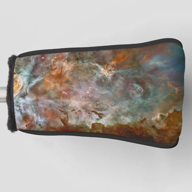 Dunkle Wolken von Carina Nebula Hubble Space Golf Headcover (Vorderseite)
