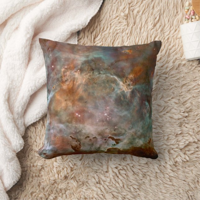 Dunkle Wolken von Carina Nebula Hubble Space Kissen (Decke)