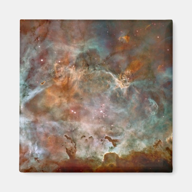 Dunkle Wolken von Carina Nebula Hubble Space Magnet (Vorne)