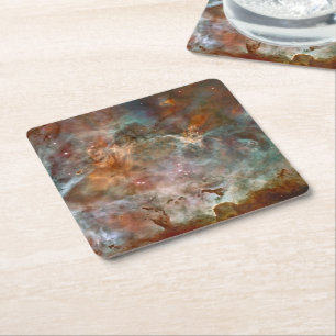 Dunkle Wolken von Carina Nebula Hubble Space Rechteckiger Pappuntersetzer