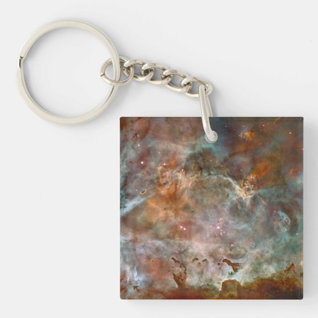 Dunkle Wolken von Carina Nebula Hubble Space Schlüsselanhänger (Vorderseite)