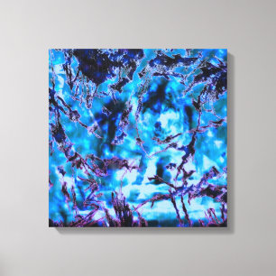 Dunkle Woods Wolf Hunter Spirit Wrapped Canvas Leinwanddruck