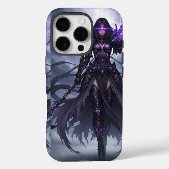 Dunkle Zauberin Power iPhone 16 Pro Hülle (Rückseite)