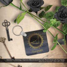 Dunkle Zodiac-Astrologie: Goldname von Capricorn