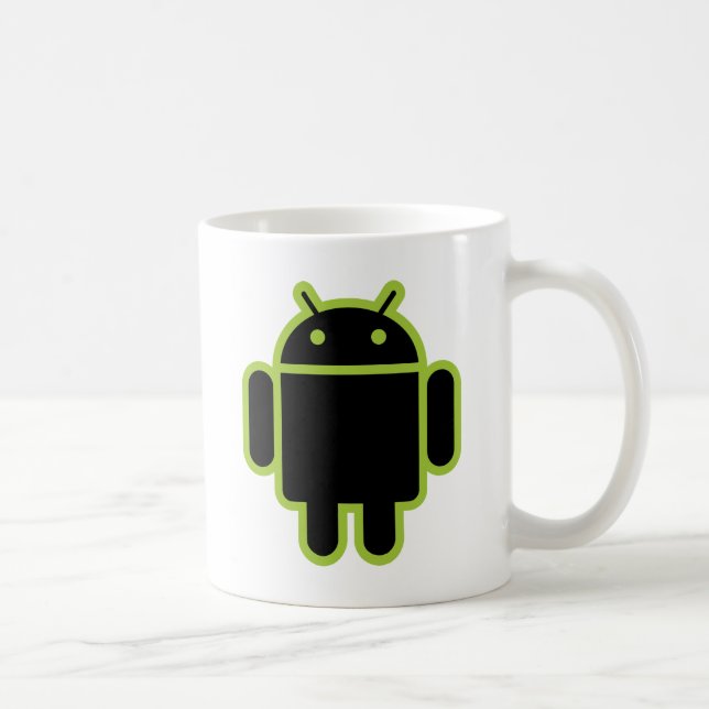 Dunkler Android Kaffeetasse (Rechts)