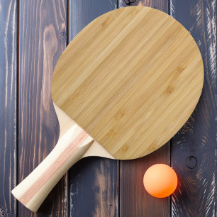 Dunkler Bambus Tischtennis Schläger