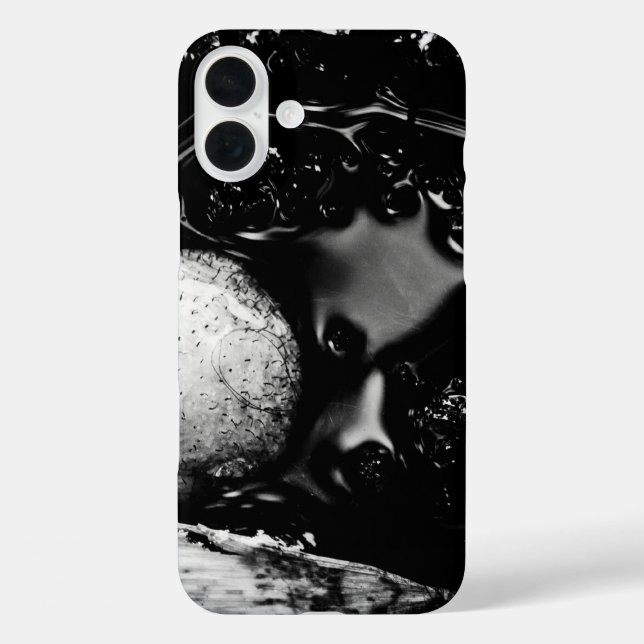dunkler Beschützer iPhone 16 Plus Hülle (Rückseite)