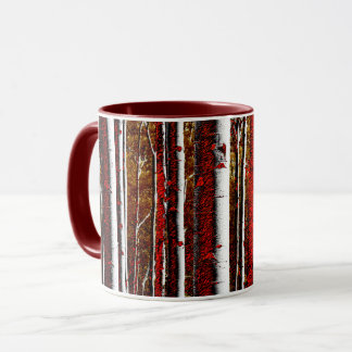 Dunkler Birkenwald Tasse