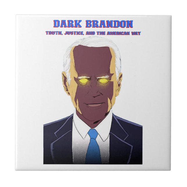Dunkler Brandon Fliese (Vorderseite)