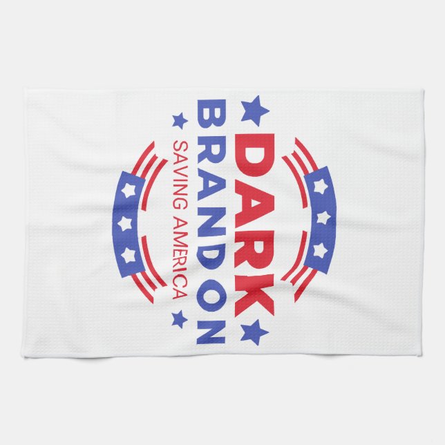 Dunkler Brandon  Geschirrtuch (Horizontal)