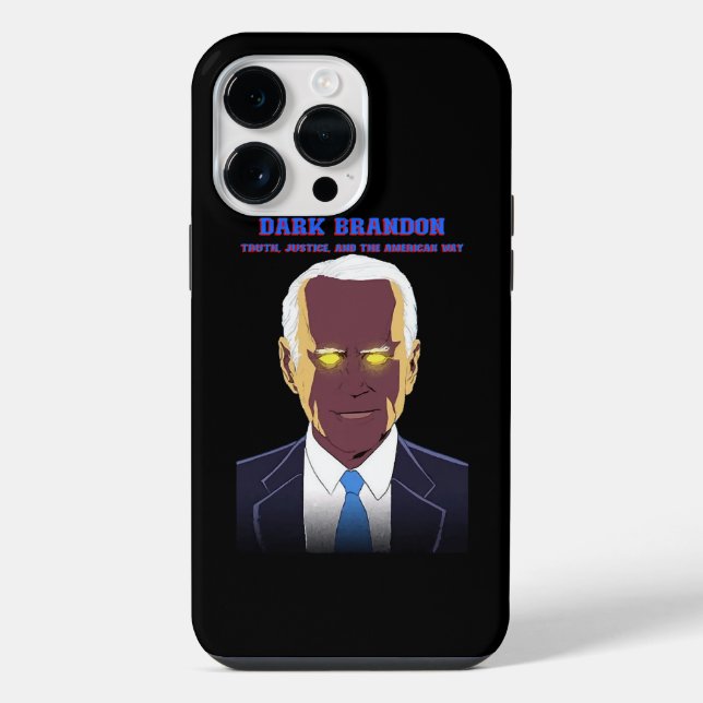 Dunkler Brandon iPhone 14 Pro Max Hülle (Rückseite)