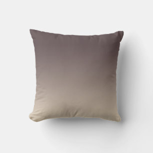 Dunkler Burgund Off-White Ombre-Effekt Kissen