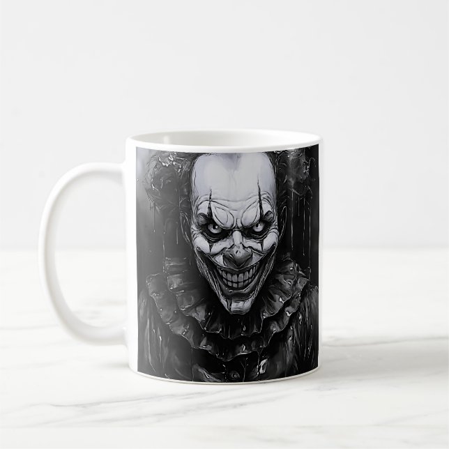 Dunkler Clown Kaffeetasse (Links)