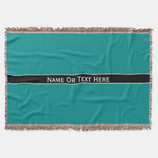 Dunkler cyan-blauer blauer individueller Name oder Decke