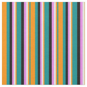 Dunkler Cyan, dunkles Orange, Minzcreme, Violet un Stoff