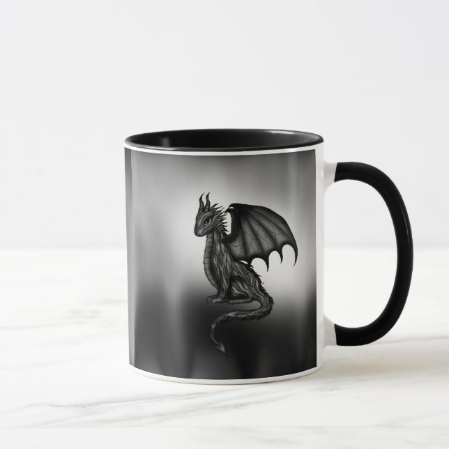 Dunkler Drache Tasse (Rechts)