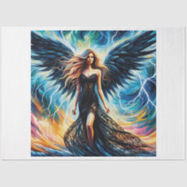 Dunkler Engel 4 Seidenpapier