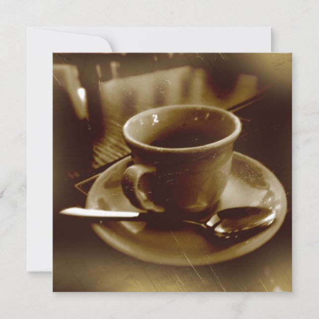 Dunkler Espresso - Grunge Sepia (Vorderseite)