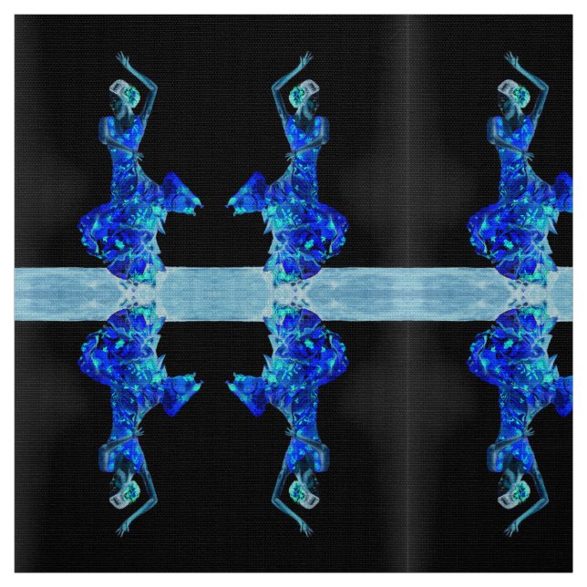 Dunkler Flamenco Stoff (Muster)