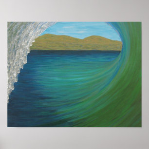 Dunkler Flieder Poster