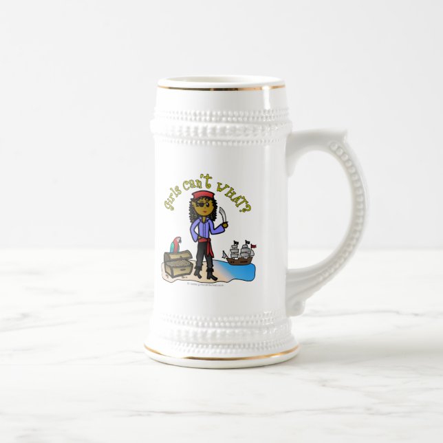Dunkler Frauenpest Bierglas (Rechts)