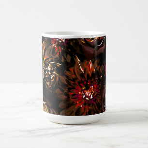 Dunkler Garten Herbst Glühbirnen Blume fallen Kaffeetasse