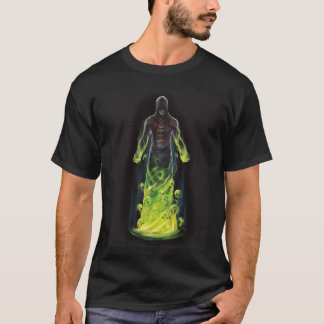 Dunkler Gebiets-Sommer von Dunkelheits-Ausflug-T - T-Shirt
