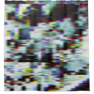 Dunkler glitzernder Hintergrund, Abbildung. Schwar Duschvorhang