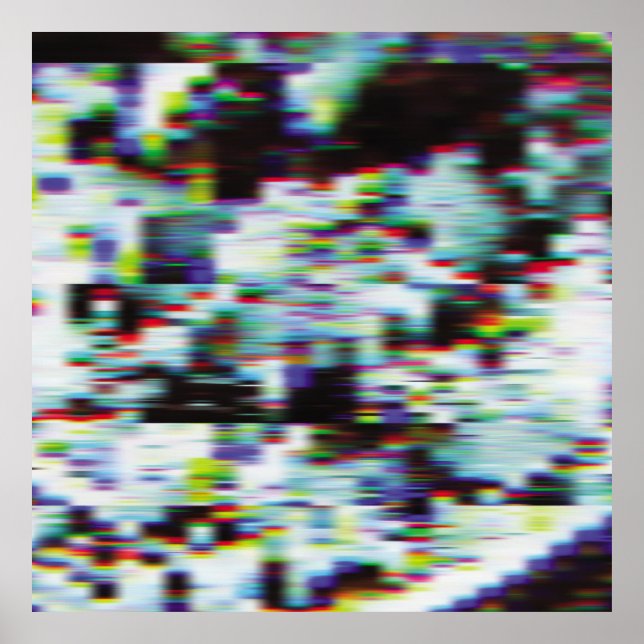 Dunkler glitzernder Hintergrund, Abbildung. Schwar Poster (Vorne)